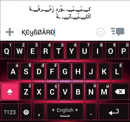 Decoration Text Keyboard android App screenshot 7